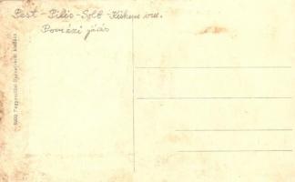 Szigetmonostor, utcakép, Fogyasztási szövetkezet üzlete és saját kiadása (fl)