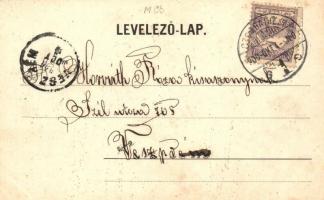 Szombathely, Sabaria kávéház, belső, kiadja Knebel Csaba cs. és kir. udvari fényképész