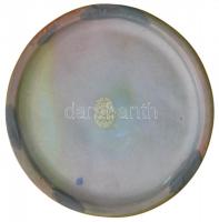 1984. "Magyarország - Szovjetunió Bélyegkiállítás - Budapest 1984" eozin mázas Zsolnay por...