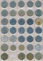 Vegyes: 333db-os kis fémpénz világgyűjtemény az 1800-as évek végétől a 2000-es évek elejéig, 10db be...