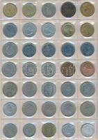 Vegyes: 333db-os kis fémpénz világgyűjtemény az 1800-as évek végétől a 2000-es évek elejéig, 10db be...