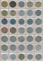 Vegyes: 333db-os kis fémpénz világgyűjtemény az 1800-as évek végétől a 2000-es évek elejéig, 10db be...