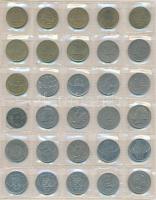 Vegyes: 333db-os kis fémpénz világgyűjtemény az 1800-as évek végétől a 2000-es évek elejéig, 10db be...