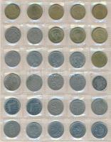 Vegyes: 333db-os kis fémpénz világgyűjtemény az 1800-as évek végétől a 2000-es évek elejéig, 10db be...