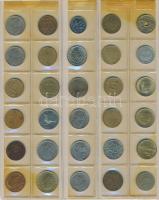 Vegyes: 333db-os kis fémpénz világgyűjtemény az 1800-as évek végétől a 2000-es évek elejéig, 10db be...