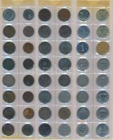 Vegyes: 333db-os kis fémpénz világgyűjtemény az 1800-as évek végétől a 2000-es évek elejéig, 10db be...