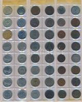 Vegyes: 333db-os kis fémpénz világgyűjtemény az 1800-as évek végétől a 2000-es évek elejéig, 10db be...
