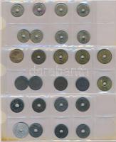 Vegyes: 333db-os kis fémpénz világgyűjtemény az 1800-as évek végétől a 2000-es évek elejéig, 10db be...