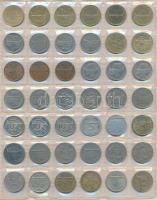 Vegyes: 333db-os kis fémpénz világgyűjtemény az 1800-as évek végétől a 2000-es évek elejéig, 10db be...