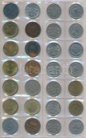 Vegyes: 333db-os kis fémpénz világgyűjtemény az 1800-as évek végétől a 2000-es évek elejéig, 10db be...