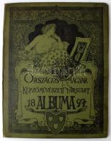 1897 Az Országos Magyar Képzőművészeti Társulat Albuma 8 db képpel, 20x28 cm