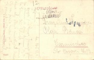 Kolozsvár, Széchenyi tér, Batiz János mozgóárus standja, piac. Kiadja a Ludasi dohánytőzsde / busy m...