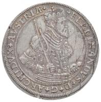 Ausztria 1564-1595.Tallér Ag "II. Ferdinánd főherceg" Hall  (28,33g) T:2- juszt., rongált perem /  Austria 1564-1595. Thaler Ag "Ferdinand II Archduke" Hall (28,33g) C:VF justiert, damaged edge Davenport 8099.