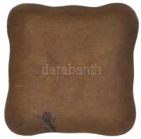 Ausztria ~1914. "Ferenc Ferdinánd és Chotek Zsófia" jelzetlen Br plakett (40,87g/43x43mm) ...