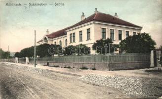 Szászsebes, Mühlbach, Sebes; Városi tornaterem / gym hall (fa)