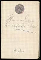 Egy igényes zeneszerető polgár gyűjtése. Autogram füzet a XX, sz század elejéről főleg zeneszerzők, ...