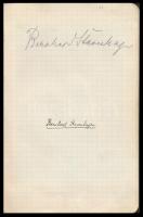 Egy igényes zeneszerető polgár gyűjtése. Autogram füzet a XX, sz század elejéről főleg zeneszerzők, ...