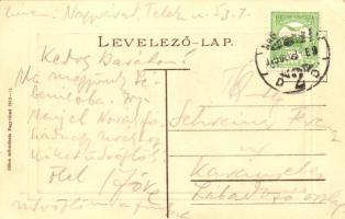 Nagyvárad, Bémer tér, üzletek; kiadja Rákos műintézete / square, shops (EK)