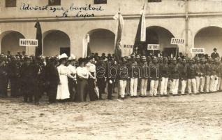 1908 Szatmárnémeti, Magyar tűzoltók találkozója / Hungarian firefighters meeting, Tóth photo