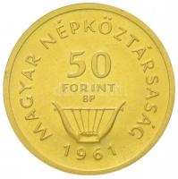 1961. 50Ft Au "Liszt Ferenc" (3.84g/0.986) T:P felületi karc / 
Hungary 1961. 50 Forint A...