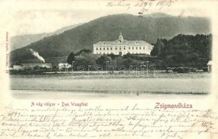 1899 Zsigmondháza, Vágzsigmondháza; Vág-völgye, Balassa-kastély, Gansel Lipót kiadása / castle (EK)