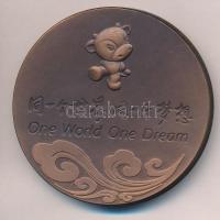 Kína 2008. "Paralimpiai Játékok Peking" Br emlékérem (55mm) T:1-
China 2008. "Paraly...