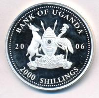 Uganda 2006. 2000Sh Ag "A labdarúgás halhatatlanjainak csarnoka - Magyarország 1950-es évek/Pus...