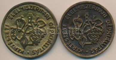 1981. "Hírös Napok Kecsekemét / Kertészeti Élelmiszeripari Gépkiállítás" öntött Br emlékér...