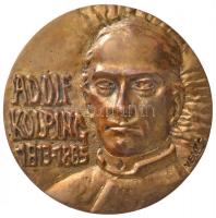 1994. &quot;Adolf Kolping 1813-1865 / Kolping Kongresszus - Budapest 1994&quot; kétoldalas Br plakett. Szign.: VENUS (87mm) T:2