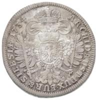 Német Államok / Szilézia 1734. 15kr Ag "VI. Károly" Boroszló (6,06g) T:2 kis patina / 
Ge...