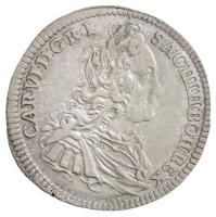 Csehország / Történelmi tartomány 1734. 15kr Ag "VI. Károly" Prága (6,11g) T:2,2- /  Bohemia 1734. 15 Kreuzer Ag "Karl VI" Prague (6,11g) C:XF,VF Krause KM#715