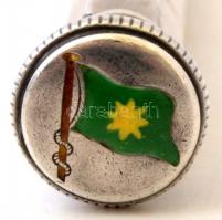 Argo Bremen ezüst (Ag.) ceruza, jelzett (900), a végén Argo vállalat zászlójával, h: 10 cm., bruttó:...