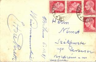 1935 Vadkacsa teríték vadászat után, vadászok Olaszországban / mallards after hunting, photo (EK)