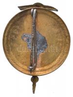 1950. "CSVTK - 1950" Cu turistajelvény (30x41mm) T:2