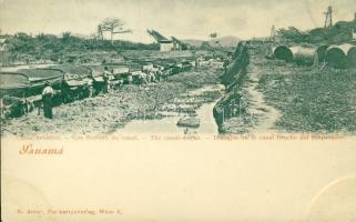 Panama The canal-works