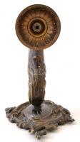 Bronz falilámpa kar, h: 20 cm