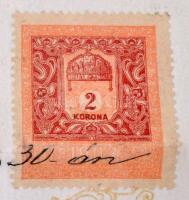 1910 Végbizonyítvány Budapesti Magyar Királyi Állami Felső Ipariskola vegyészeti szakosztály, hajtog...