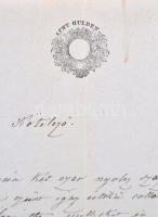 1852 Teljes okmány Pestről 8G szignettával / Document from Pest with 8G signet