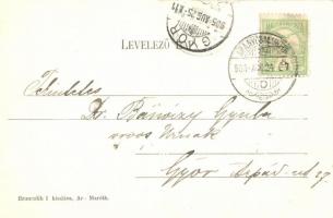 Aranyosmarót, Zlate Moravce; Takarékpénztár, Brunczlik I. kiadása / bank