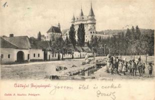 Bajmóc, Bojnice; Vásártér, vár, Gubits B. kiadása Privigyén / market place, castle