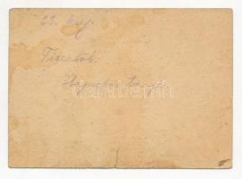 1942. "Délvidéki Emlékérem" kitüntetés viselésére jogosító igazolvány, rajta kis szakadás