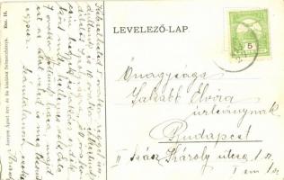 Bát, Bátovce; Látkép templomokkal, Joerges Ágost özv. és fia kiadása / view with churches