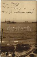1909 Vado Ligure, K.u.K. Kriegsmarine battleships, photo (EK)