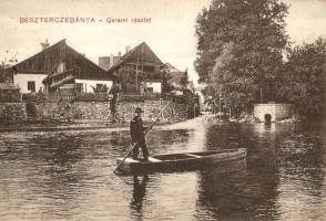 Besztercebánya, Banská Bystrica; Garam részlet, Havelka József kiadása / riverside