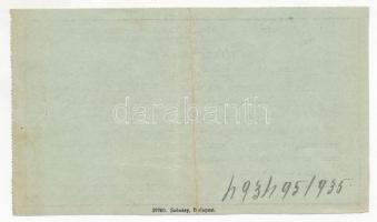 1930. "Háborús emlékérem" kitüntetés viselésére jogosító igazolvány