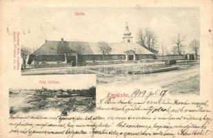 Enyicke, Haniska; Zárda, látkép; Nyulászi Béla kiadása / cloister