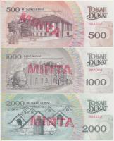 2016. "Tokaji Dukát" teljes helyi pénz sorozat: 500D + 1000D + 2000D + 5000D + 10.000D + 2...