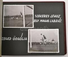 1940 A csepeli Weiss Manférd Művek focicsapatának albuma Garas Lajos igazgató részére összeállítva 2...