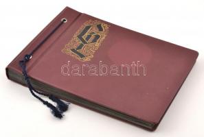 1940 A csepeli Weiss Manférd Művek focicsapatának albuma Garas Lajos igazgató részére összeállítva 2...