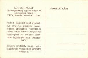 Kassa, Kosice; Kossuth Lajos utca 14. Reibel Pál hangszerkereskedése